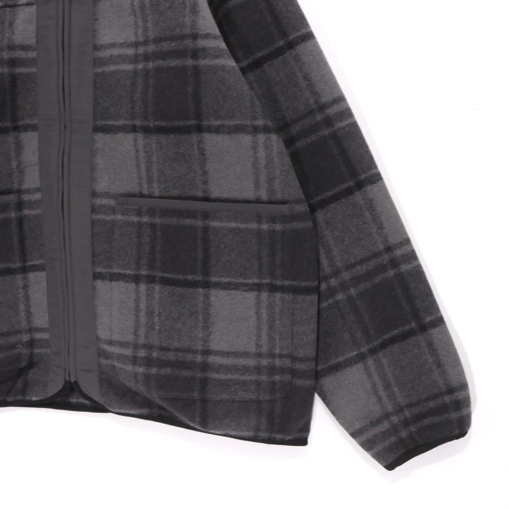 THE NORTH FACE PURPLE LABEL 25AW | PLAS Plaid Fleece Field Cardigan "Gray" (N25FA038)