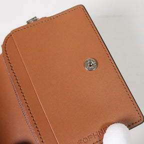SOPHNET. 25SS | LEATHER ZIP WALLET "Brown" (SOPH-250086)
