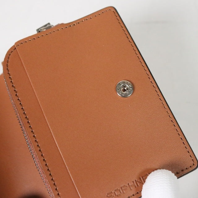 SOPHNET. 25SS | LEATHER ZIP WALLET "Brown" (SOPH-250086)