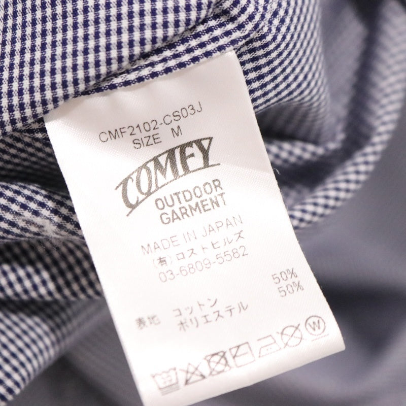 CMF OUTDOOR GARMENT 21AW | PREP L/S SHIRT CHECK "Blue/White" (CMF2102-CS03J)