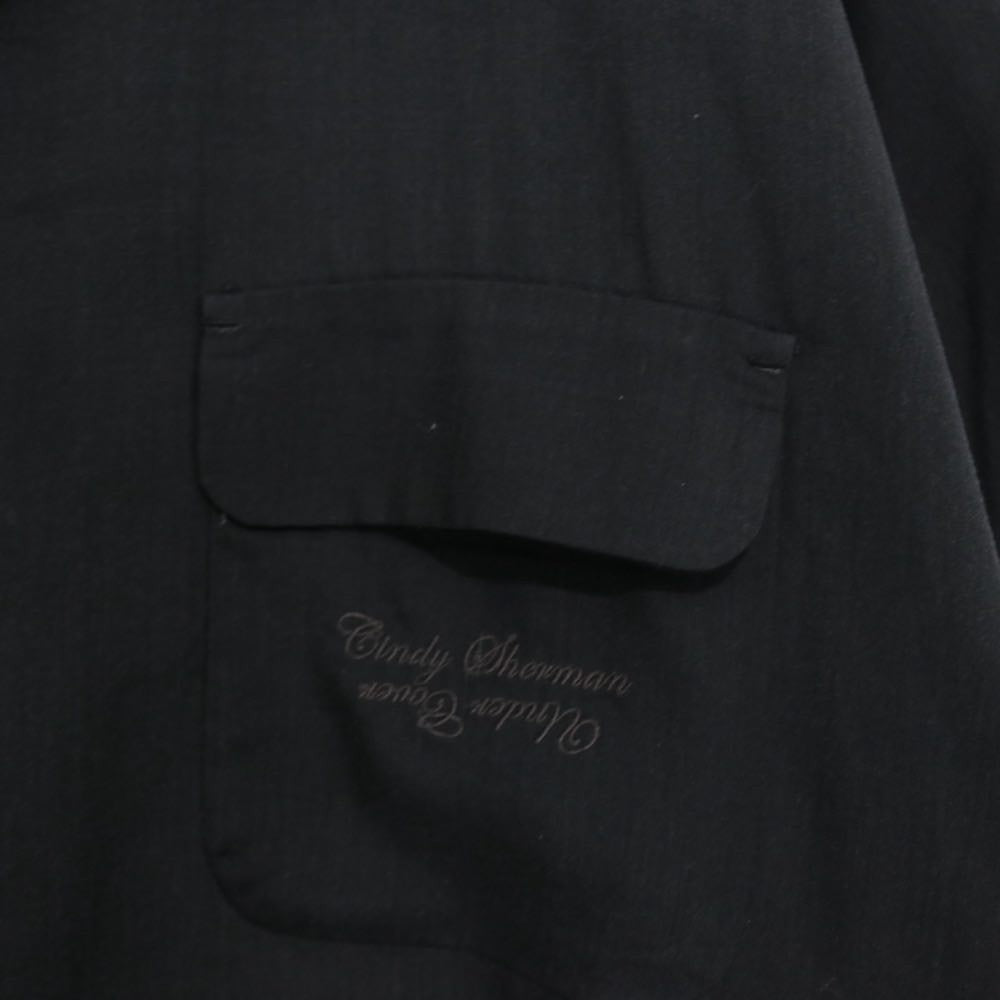 UNDERCOVER 20SS | "Cindy Sherman" Open Collar Shirt "Black"