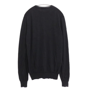 PRADA 23AW | High-Gauge Wool Crew-Neck Knit "Black" (DNA641 S152 128D)