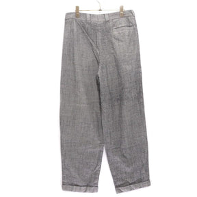 EURO VINTAGE 70s-80s | Bespoke 3Tuck Trousers "OPTIZip / Gray"