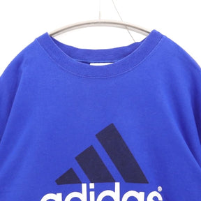 adidas 90s | EQUIPMENT Logo Print S/S Tee "Blue" (MADE IN MEXICO)