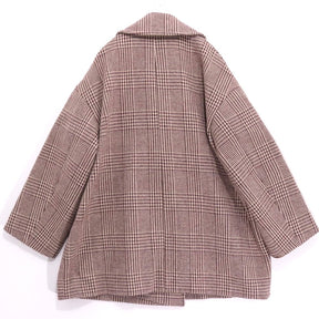 JOURNAL STANDARD relume | Double Collar Check Coat "Brown" (18-020-462-5000-3-0)
