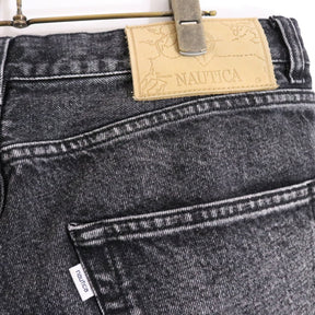 NAUTICA(ノーティカ) Wide Tapered Denim Pants Black