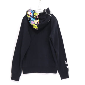 F.C.Real Bristol × A BATHING APE 19SS | SHARK FULL ZIP HOODIE "Black" (001ZPF231905X)