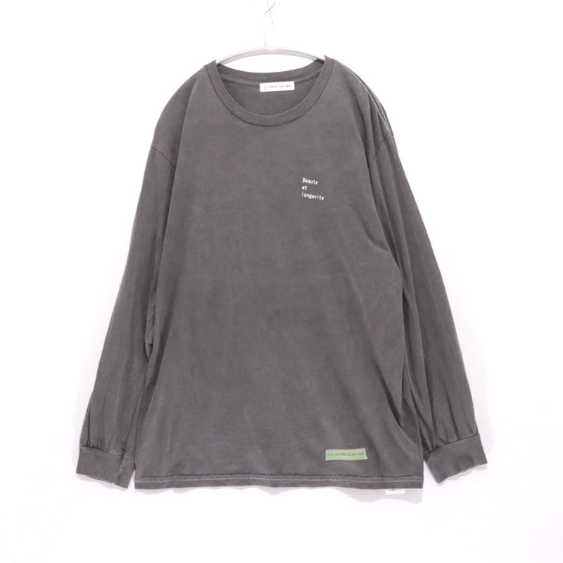 LE CERCLE par ropé | Back Photo Long Sleeve T-Shirt"Black"(LMM14010)