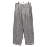 EURO VINTAGE 70s-80s | Bespoke 3Tuck Trousers "OPTIZip / Gray"