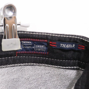 DIESEL | JoggJeans THAVAR "Black" (Denim Sweat Pants)