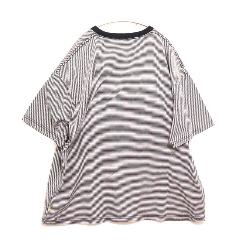 FARAH 24SS | Narrow Striped T-Shirt "Navy × White" (FR0401-M3003)