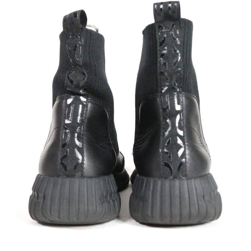 GEOX 20AW | D NOOVAE A "Black / Knit & Leather" (D04GAA / D02GAA)