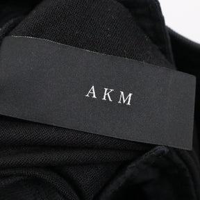 AKM(エーケーエム) COMPACT FRENCH TERRY 1POINT AKM LOGO EASY PANTS