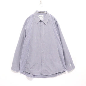 CMF OUTDOOR GARMENT 21AW | PREP L/S SHIRT CHECK "Blue/White" (CMF2102-CS03J)