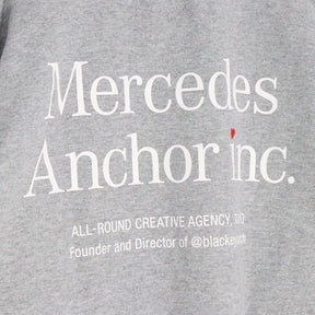 Mercedes Anchor Inc. | Crewneck Sweatshirt "Grey / White Print"