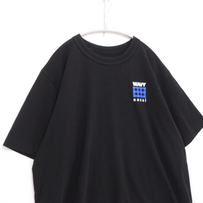 sacai 23SS | Ghetto Gastro Logo Print T-Shirt "Black" (23-0551S)