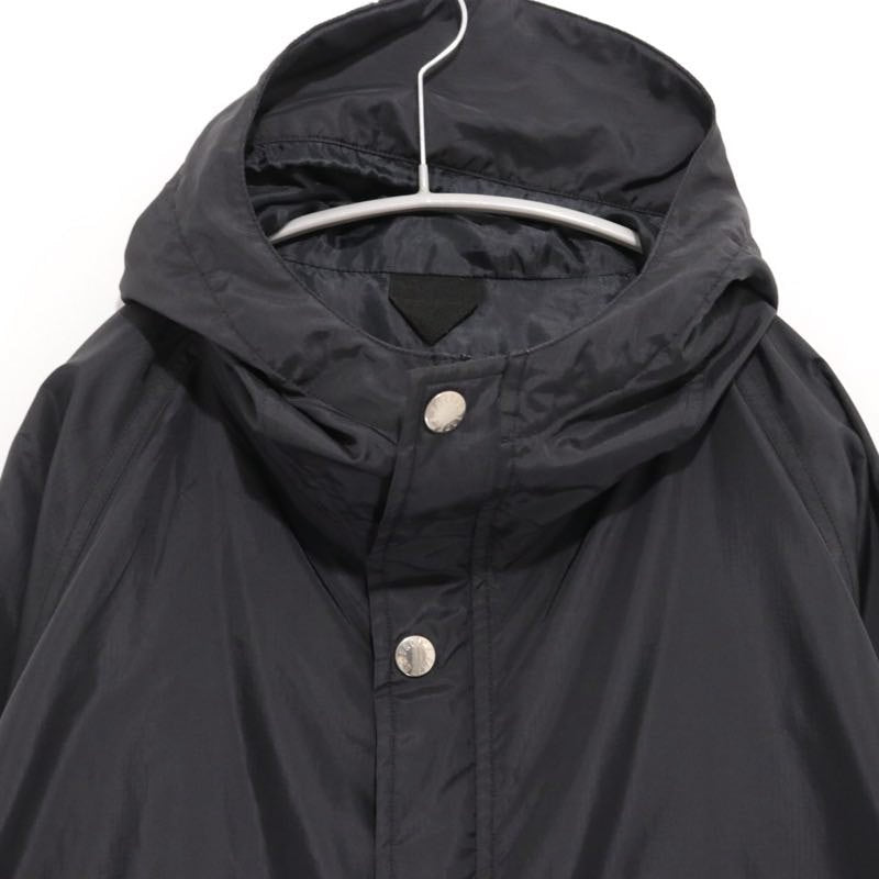 FAT 2006SS | Hooded Nylon Zip-Up Blouson "Black" (F/06-SS/JK-03)