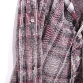 MIHARAYASUHIRO 17SS | Flannel Check Long Shirt Coat (71091178)