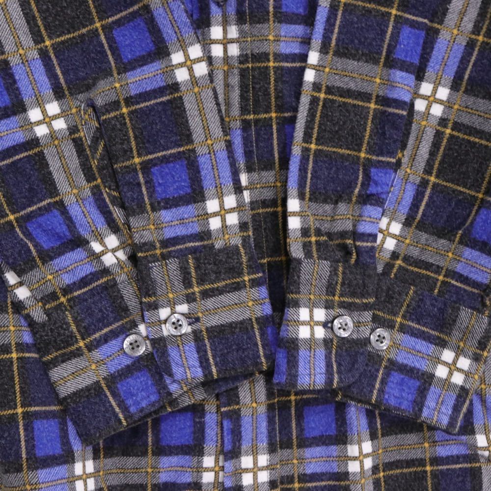 FAT 04FW | Flannel Check Shirt JACK "Blue" (F/04-FW/SH-02)