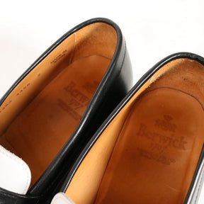 Berwick 1707 | Bicolor Coin Loafer "Black & White" (4456)