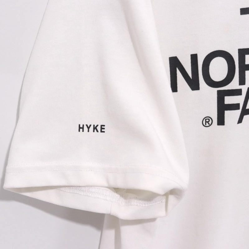 THE NORTH FACE × HYKE 19SS | Side Zip S/S Tee "White" (NTW391HY)