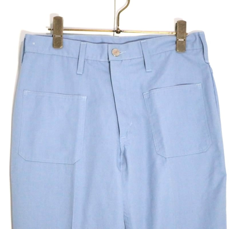 Wrangler 70s | Western Bell Bottom Slacks "Light Blue" (WI.14)