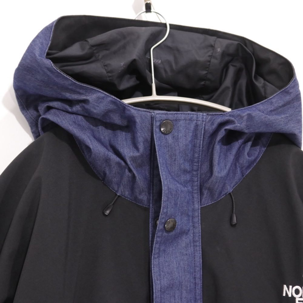 THE NORTH FACE Mountain Light Denim Jacket "Nylon Indigo/Black Denim" (NP12032)