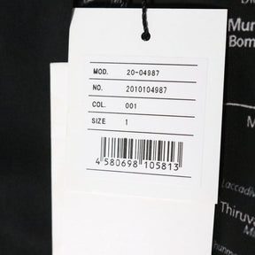 sacai 20SS | World Map Print Blouse "Black" (20-04987)