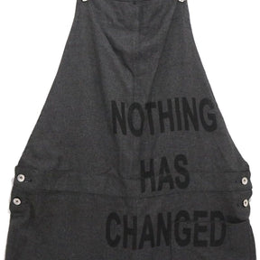 NOZOMI ISHIGURO | Overall Shorts "Black / Felt" (15tMA06009)