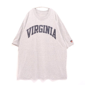 90s Vintage Virginia Cavaliers | College Logo Pocketless T-Shirt "Heather Grey"