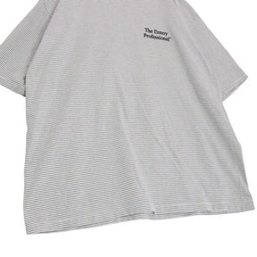 The Ennoy Professional 22SS | Border T-Shirt "White/Black" (SS22BRENCT05AM)