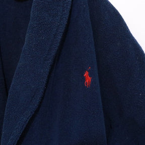 RALPH LAUREN | Cotton Bathrobe Gown "Navy"