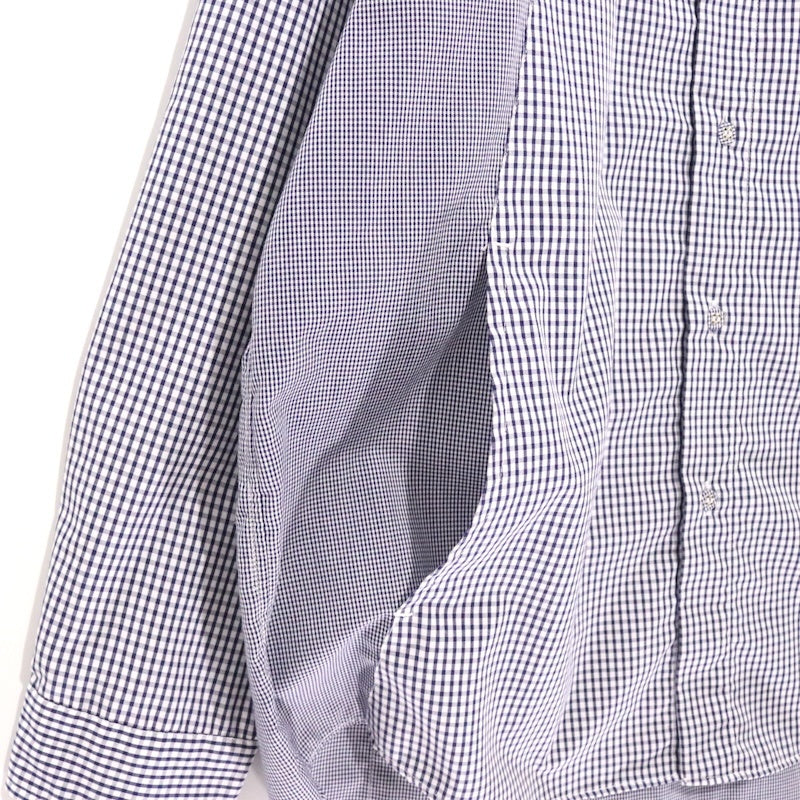 CMF OUTDOOR GARMENT 21AW | PREP L/S SHIRT CHECK "Blue/White" (CMF2102-CS03J)