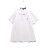 Polo Ralph Lauren | Cotton Pique Polo Shirt "Grey / Blue Pony" (CA56658)
