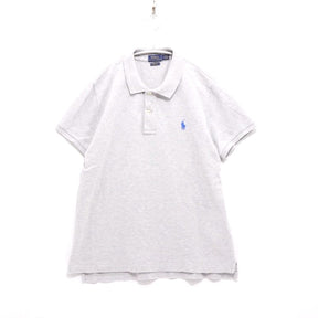 Polo Ralph Lauren | Cotton Pique Polo Shirt "Grey / Blue Pony" (CA56658)