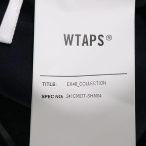 WTAPS 24SS | TXT 01 / LS / COTTON. BROADCLOTH. TEXTILE "Navy/Check"