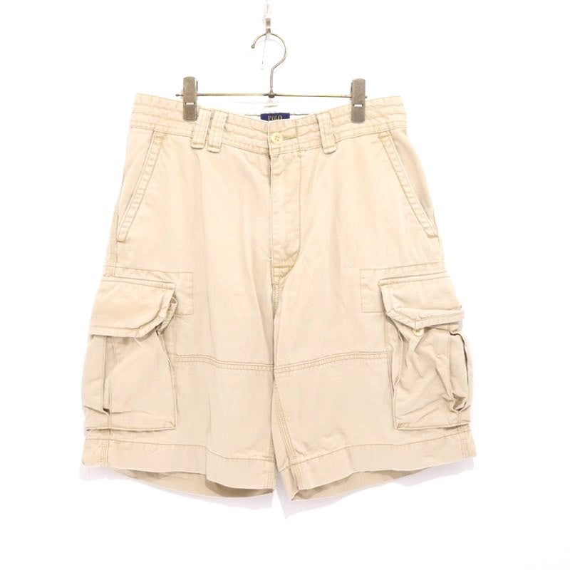 00s POLO RALPH LAUREN | Cargo Short Pants "Beige/Cotton Twill"