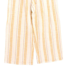 mlle GABRIELLE | Wide Easy Pants "Yellow Stripe" (Made in India)