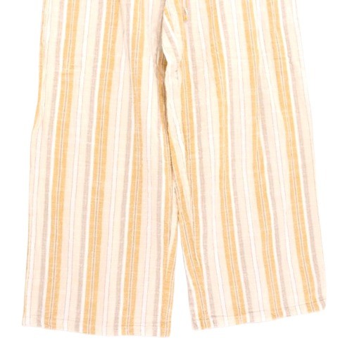 mlle GABRIELLE | Wide Easy Pants "Yellow Stripe" (Made in India)