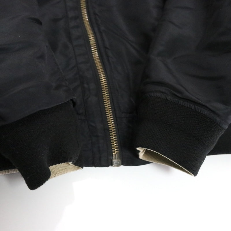CLANE FRAGMENT 16AW | REVERSIBLE MA-1 "Black" (11104-0411)