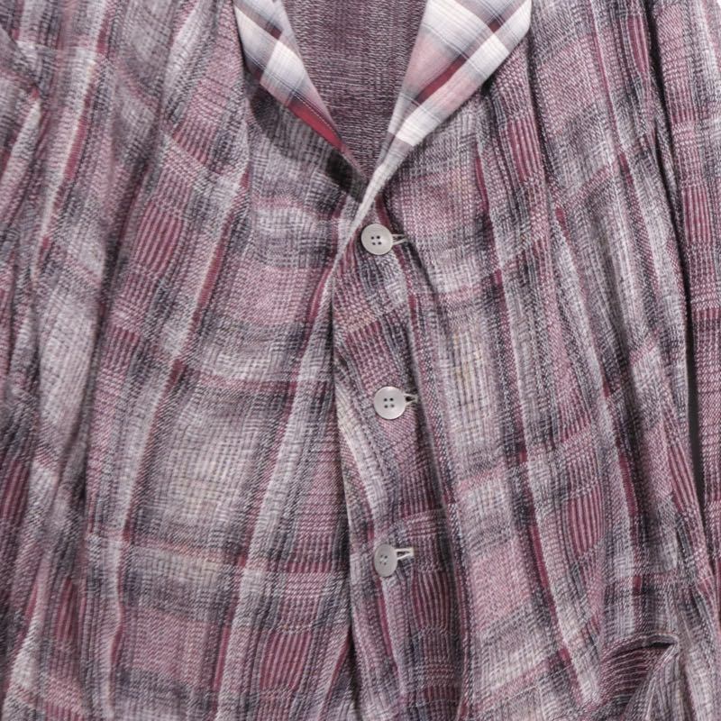 MIHARAYASUHIRO 17SS | Flannel Check Long Shirt Coat (71091178)