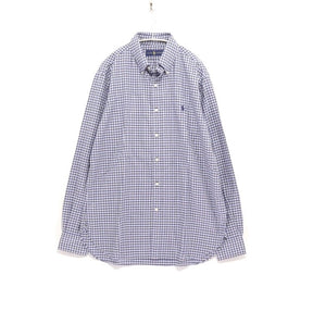 POLO RALPH LAUREN | Gingham Check Button-Down Shirt "Blue"