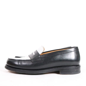 Berwick 1707 | Bicolor Coin Loafer "Black & White" (4456)