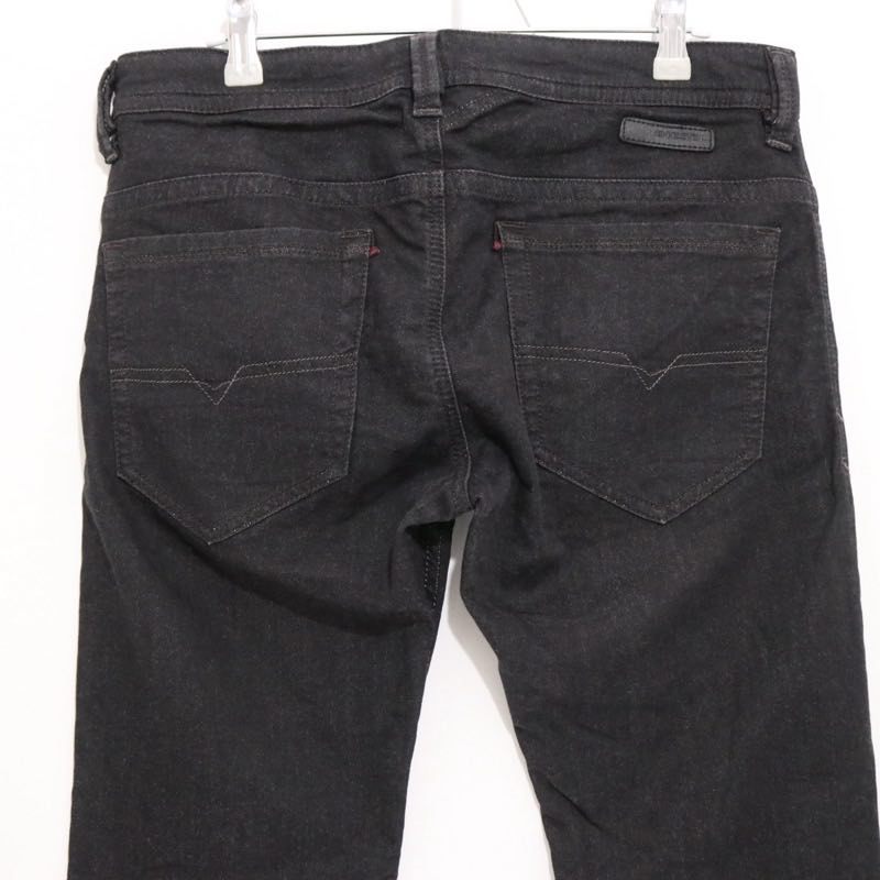 DIESEL | JoggJeans THAVAR "Black" (Denim Sweat Pants)