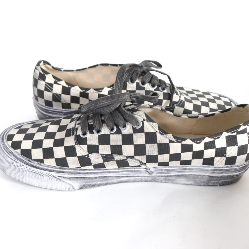 VANS VAULT | OG Authentic LX "Stressed Black / White Checkerboard" (VN0A5FBD95Y1)