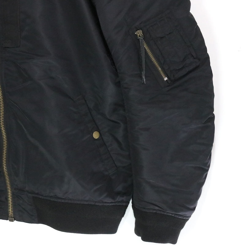 CLANE FRAGMENT 16AW | REVERSIBLE MA-1 "Black" (11104-0411)