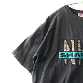 90s カナダ製 NHL サンノゼシャークス vintage XL メンズ 半袖Tシャツ シングルステッチ