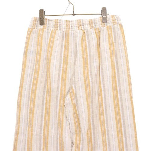 mlle GABRIELLE | Wide Easy Pants "Yellow Stripe" (Made in India)