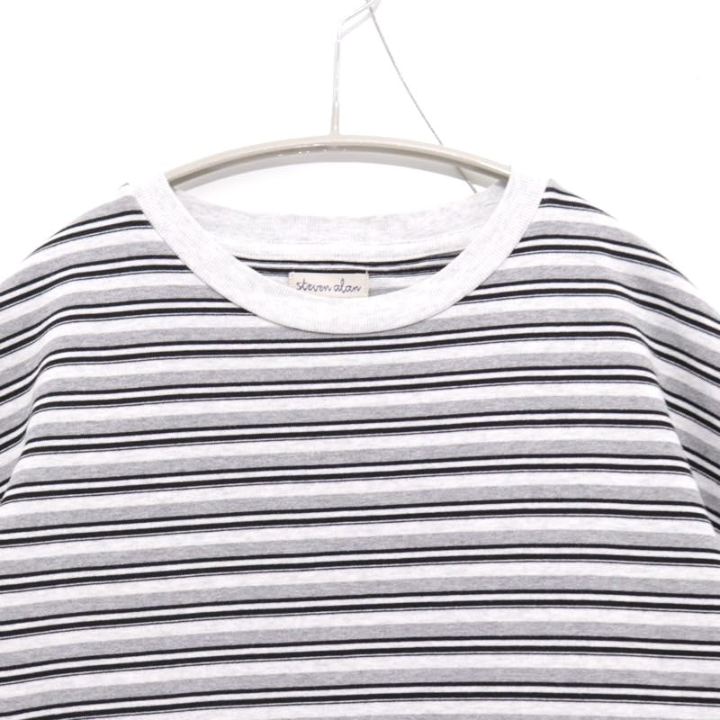Steven Alan | 21//MVS BORDER CREW NECK TEE - BOLD (8117-199-0392)