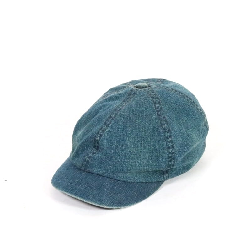 RRL | Indigo Denim Newsboy Cap "Indigo"